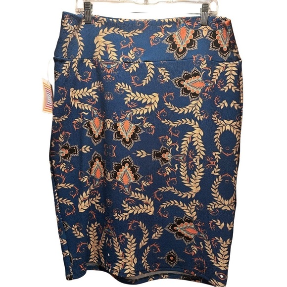 LulaRoe Cassie Pencil Skirt Stretchy High Wide Waist Band XXXL 24-26 - Picture 1 of 12